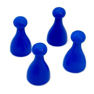 Spielfiguren aus Kunststoff Blau