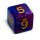 6 Seitige 2-Farbige W&uuml;rfel D.Blau-Violett