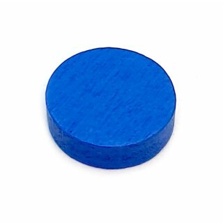 Scheiben aus Holz Blau 15 x 5mm