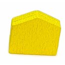 Holzscheiben Haus-Form Gelb 16 x 16mm Spielsteine Bl&auml;tchen Pfand