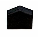 Holzscheiben Haus-Form Schwarz 16 x 16mm Spielsteine Bl&auml;tchen Pfand