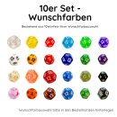 10er Set 12-Seitige W&uuml;rfel Bunt Zahlen 1-12 Mix