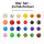 10er Set 12-Seitige W&uuml;rfel Mix Mix4