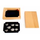Holz- Box Magnetverschlu&szlig; Hartholz K&auml;stchen W&uuml;rfelbox f&uuml;r 7er Sets
