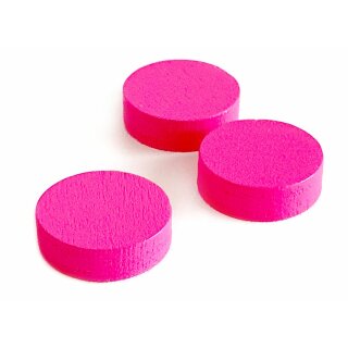 25x Spielsteine Set Pink Rund Zylinder Scheiben Token Holz 15 x 4,5mm