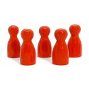 10 Halma-Kegel Orange P&ouml;ppel Spielfiguren aus Holz...